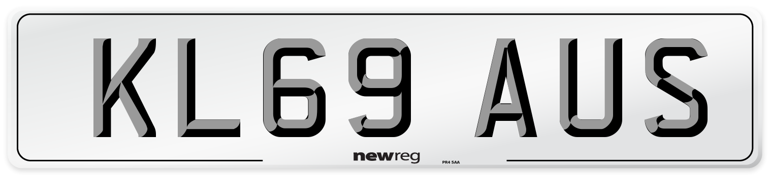 KL69 AUS Number Plate from New Reg